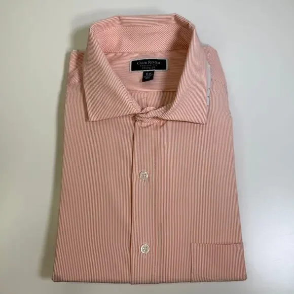 slim fit stretch dress shirts Pink Slim Fit Stretch Dress Shirt – Rome's Tuxedos & Suits main image 1
